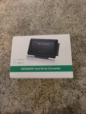 USB 3.0 to IDE SATA Hard Drive Converter External Adapter Cable Dock New In Box