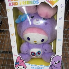 Hello Kitty Share Bear 10.5" Care Bear Plush-Collector In Sealed Box My Melody