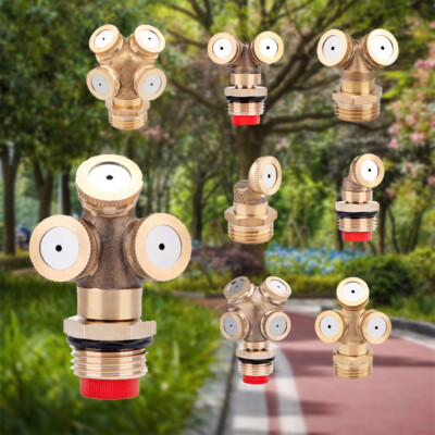 30 Messing-Sprühdüsen 0,3 Mm – 10/24 UNC Gewinde, Für Garten-Nebelsysteme, Mit O-Ring, Wassersparend