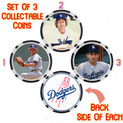 DON SUTTON - LEGENDARY DODGERS BASEBALL PLAYER - COLLECTABLE COIN SET