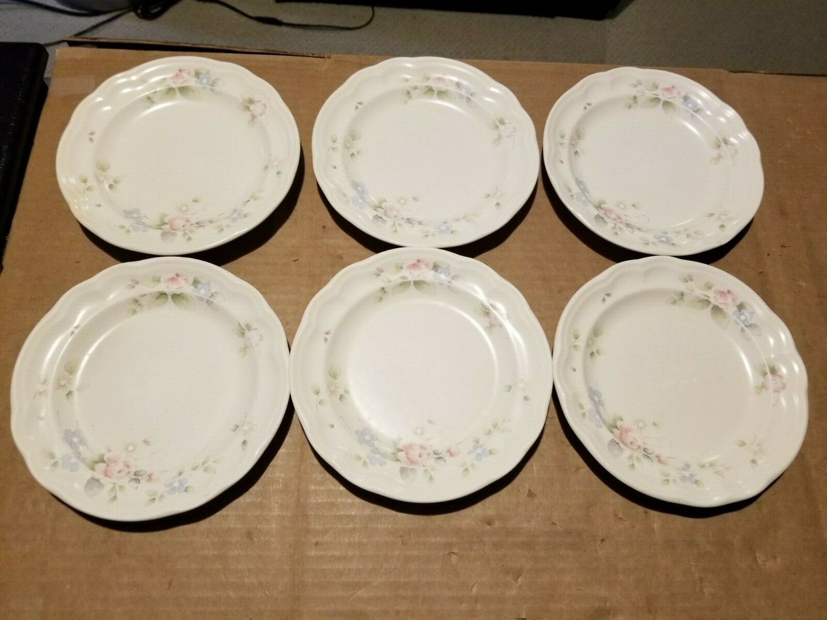   Pacific Rose 皿 6枚セット Vintage Pfaltzgraff Tea Rose 7” Salad Desert Plate - Lot of 6 | eBay