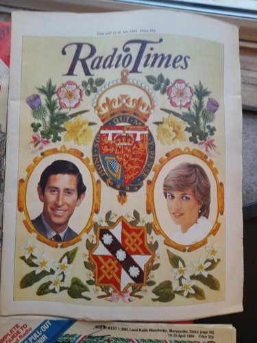 4 Radio TV Times Magazines 1981 Royal Wedding Charles Diana 1986 Queen Elizabeth - Picture 3 of 6