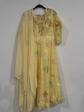 salwar kameez ready made Yellow 3 Piece Set