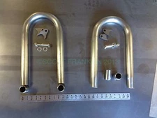 Coilover Hoops Kit Weld On 180° Pair - Laser Cut Shock Tabs Airshocks Coil Over