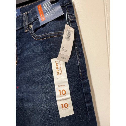 Old Navy Jeans Built in Flex Skinny Size 10 Reg NWT - Picture 4 of 5