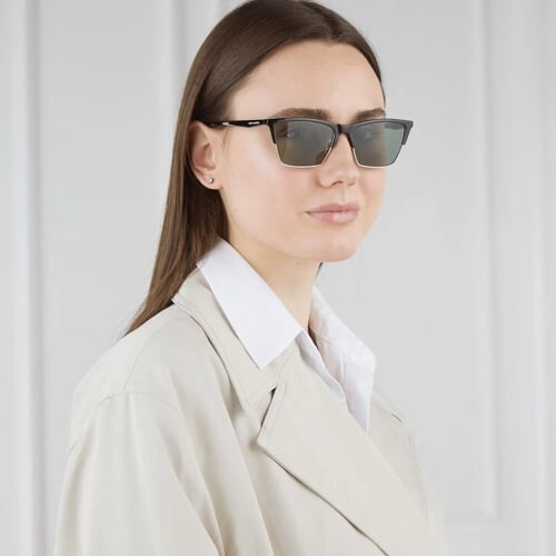 NUOVI OCCHIALI DA SOLE SAINT LAURENT SL767 001 NERO VERDE SAINT LAURENT SL 767 001