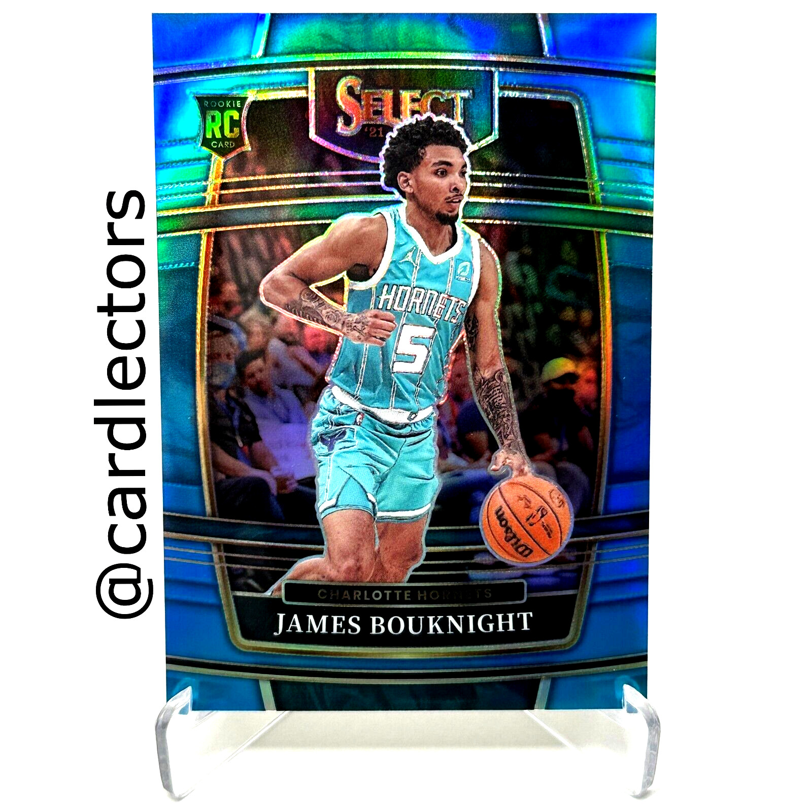 2021-22 Panini Select JAMES BOUKNIGHT #37 RC Concourse Light Blue PRIZM SP /299