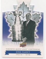 2017 UPPER DECK TORONTO MAPLE LEAFS CENTENNIAL DIE-CUT #45 KING CLANCY *49666
