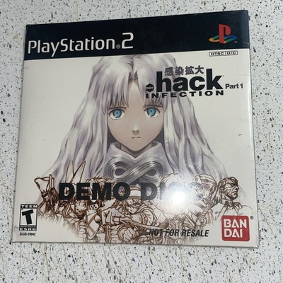 .Hack Infection Part 1 Demo Disc Playstation 2 PS2 Dot Hack New Sealed