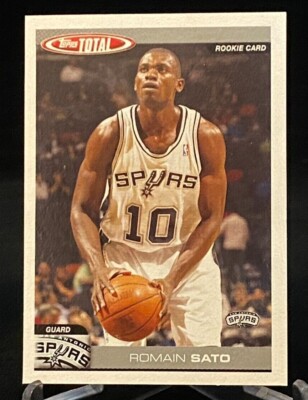 2004-05 Topps Total Rookie Card #342 Roman Sato San Antonio Spurs
