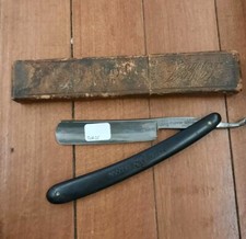 Vintage W.H. Morley & Sons Clover Brand Germany Straight Razor With Box