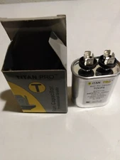 Titan Pro 5 MFD Motor Run Capacitor Oval TOCF5 440/370 Vac (201025)