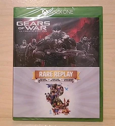 XBOX ONE GEARS OF WAR ULTIMATE EDITION & RARE REPLAY VIDEO GAME NEW Sealed