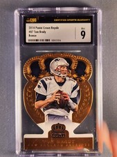 2014 Panini Crown Royale #87 Tom Brady Bronze CSG 9 Mint Patriots