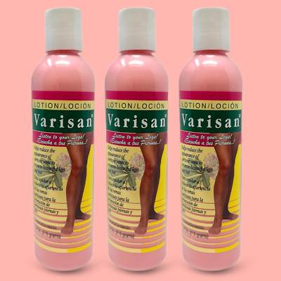 Menper Varisan Leg Care Lotion with Herbal Extracts   7.6 fl oz (3-Pack)