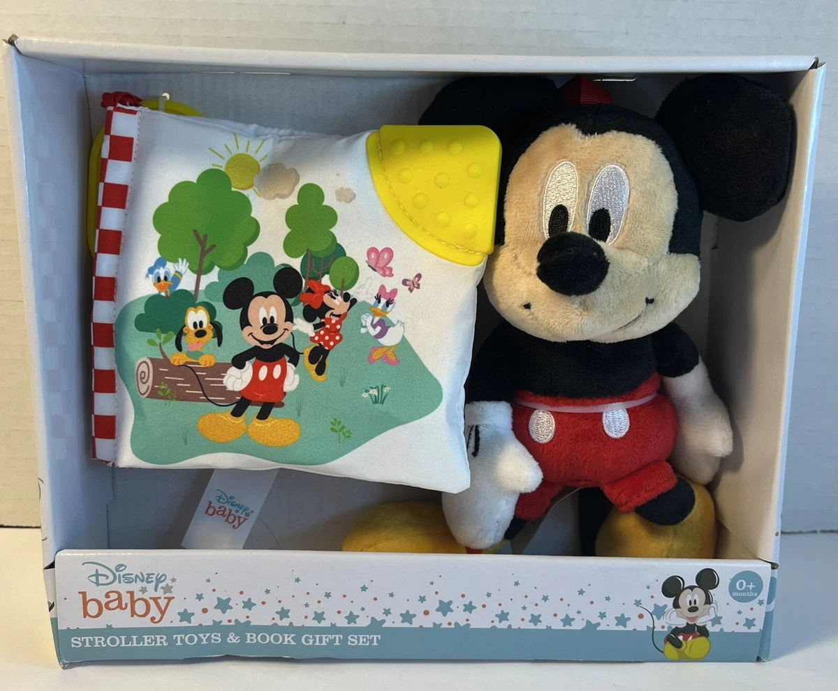 Disney Baby Stroller Toys Book Gift Set Mickey Mouse NIB eBay
