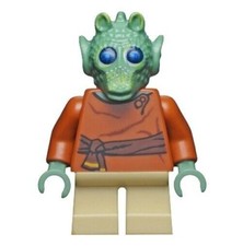New Lego Star Wars Wald Minifigure 7962 Minifig Rodian Alien Greedo Boy