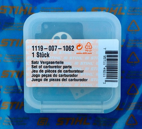 STIHL Genuine 038, 038S, 038M, MS381E Carburettor Kit # 1119 007 1062 - Picture 2 of 5