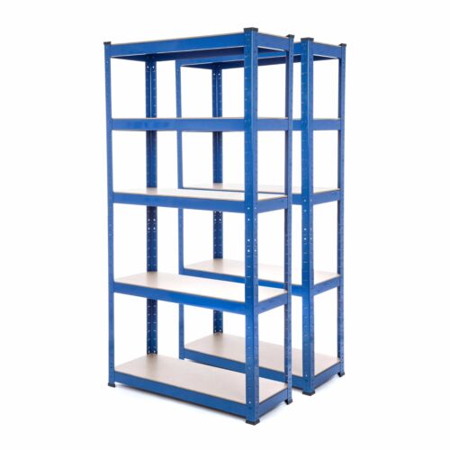2 Bay Heavy Duty Garage Storage Racking/Shelving Unit/Metal Shelving 150kg UDL - Picture 2 of 4
