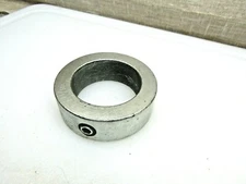 1-11/16" Steel Shaft Collar Set Screw Locking 2-1/2" OD X13/16" wide Zinc Plated