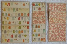  2256 CLOTHESLINE LAUNDRY SCRAPBOOK PAGE MAT SET CARD MAKING EPHEMERA - TONYA