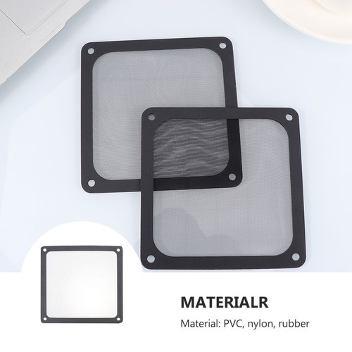 2 PCS Staubnetz Computer-Kühler-Lüfter-Staubfilter Computerlüfter - Afbeelding 2 van 12