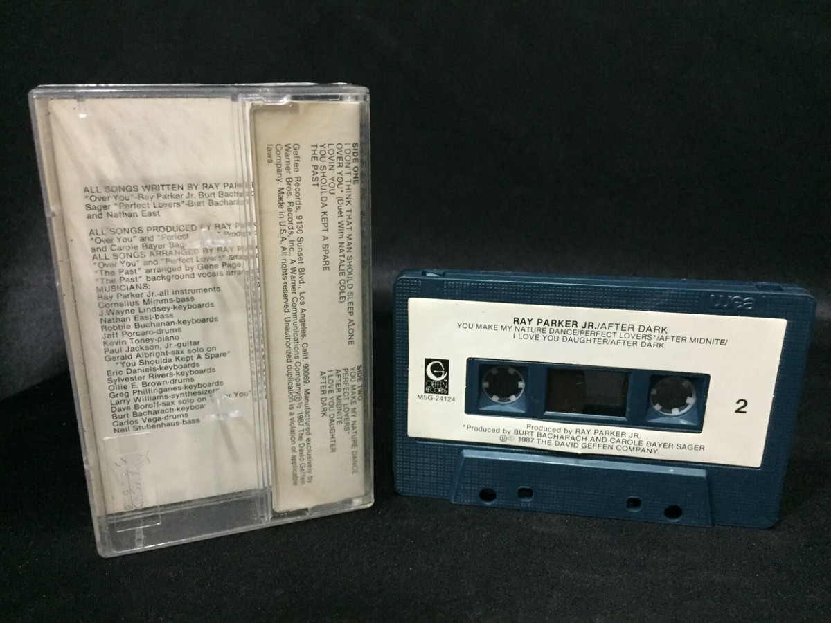 Ray Parker Jr. After Dark Cassette Tape (Geffen Records 1987) 1st