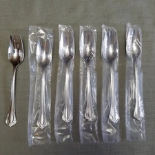 6 Pc. Lenox ALCOTT Stainless Steel Flatware 18/10 Spork Set of 6 NEW!