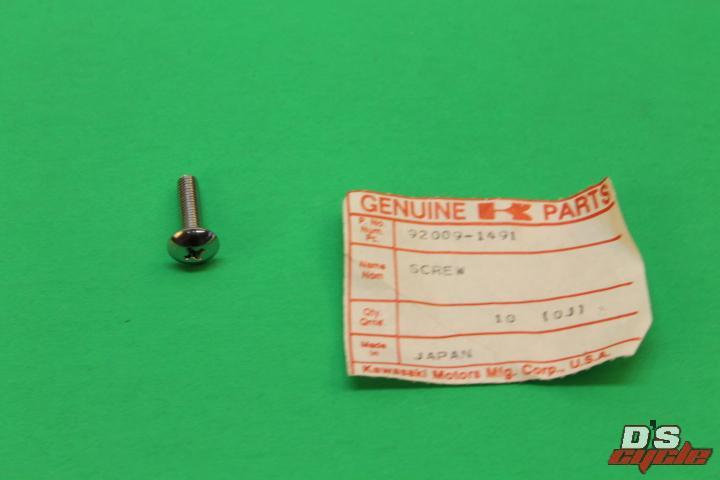 NOS KAWASAKI 88-89 ZX600 SCREW 5X20 PART# 92009-1491 | eBay