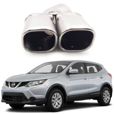Double Outlets Exhaust Muffler Tip Tailpipe for Nissan Rogue Sport 2017-Up #1066