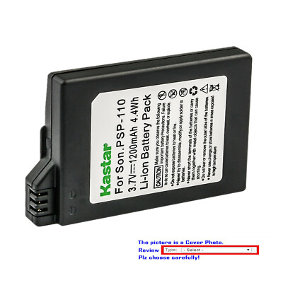 Kastar Replacement Battery Pack for Sony PSP3009 PSP3010 PSPLite PSPSilm PSPS110