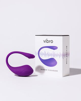 VIBRO Hidden Pleasure 2in1 PREMIUM Vibrator Body-Safe Silicone Fully  Waterproof | eBay