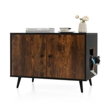 Washroom Hidden Enclosure Cat Litter Box Hidden Cat Furniture w/Enclosed Cabinet