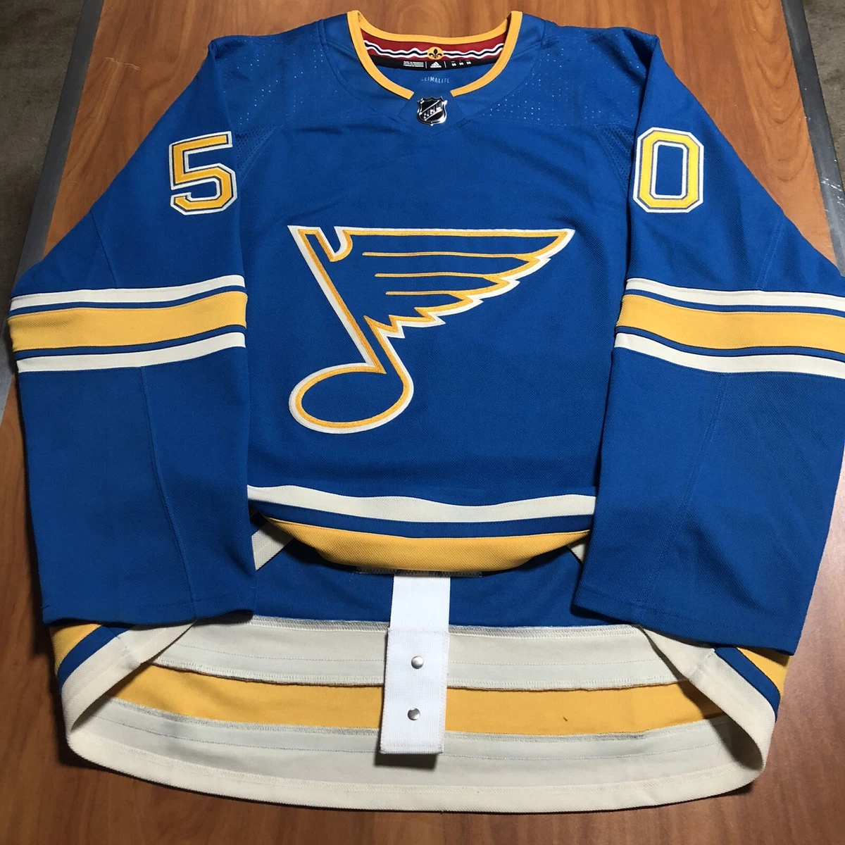 Jordan Binnington St. Louis Blues Autographed White Adidas Authentic Jersey