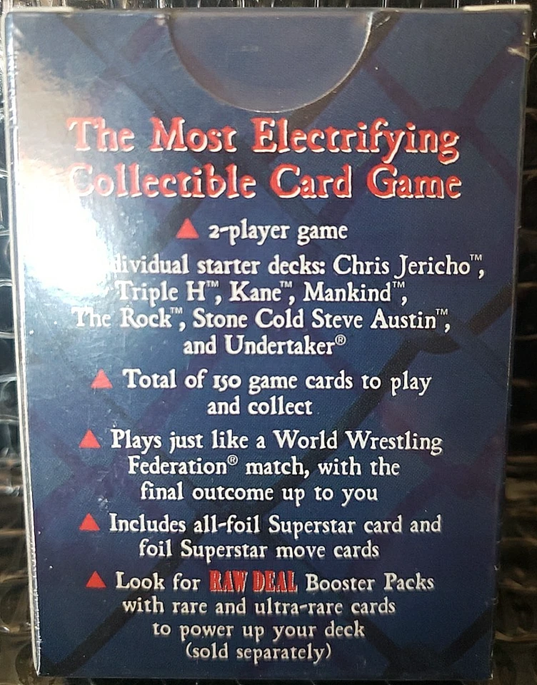 2000 WWf CCG Rock 61-Card Starter Decks factory sealed box - Image 2 of 4