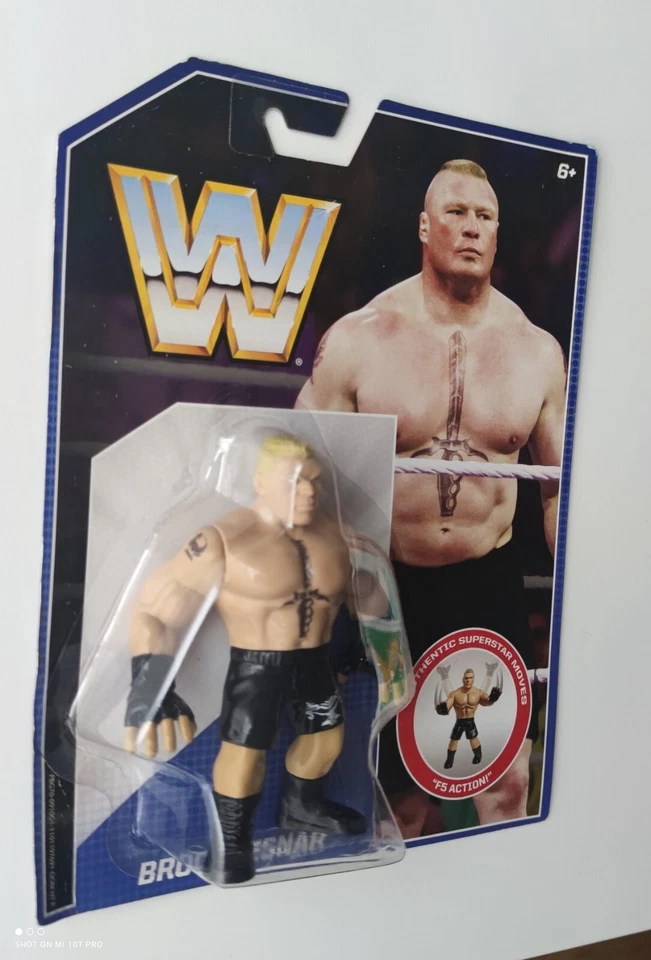 Brooke Lesnar wwe retro Mattel wwf Hasbro - Imagen 4 de 4