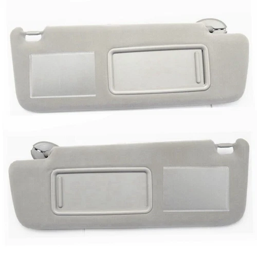 Pair Grey Left+Right Sun Visor For Toyota Prado TRJ120 RZJ120 KZJ120 KDJ/GRJ120 - Picture 1 of 11