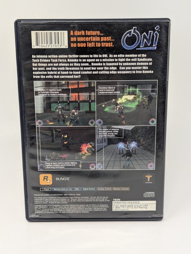 Oni (Sony PlayStation 2, 2001) - No Manual - Picture 2 of 4