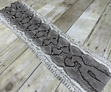 Natural Genuine Python Italian Snakeskin Leather real hide snake skin Rattle 163