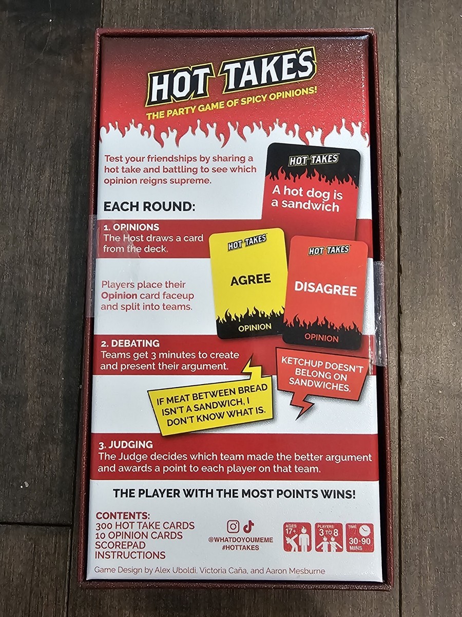 What do you meme: Hot takes társasjáték