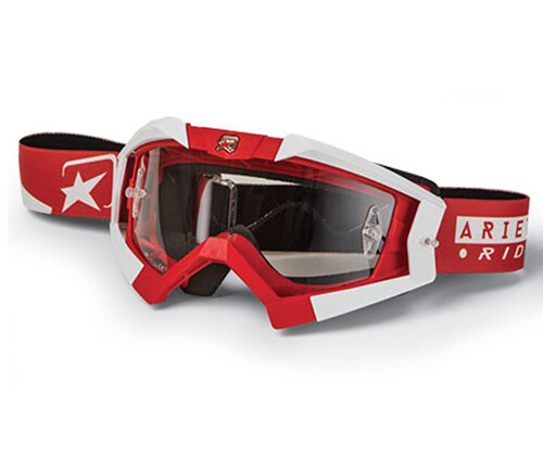 Ariete Riding Crows Basic RB16 MX Offroad Goggles Red/White - Picture 1 of 1