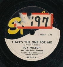 14pc78 -R&B-Specialty 386-Roy Milton