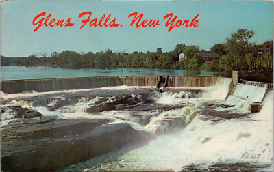 c1960s Glens Falls New York Dam Falls Hudson River NY Postcard Lot of 100