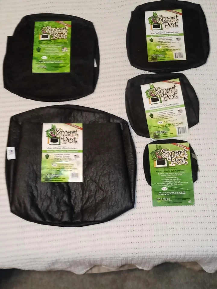 5 Smart Pots with handles 7 GALLONS Aeration Pot Fabric Container Pack of 5 - Image 4 of 4