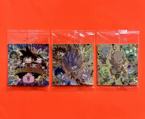 Beast Son Gohan Piccolo Dragon Ball Wafer Sticker SEC 超8-32 & 超8-33 & 超8-34 Set