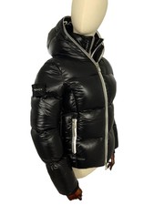 Bnwot Womens Trench London Royal Goose Down Puffer Jacket S Cropped
