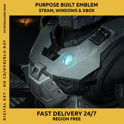 Halo Infinite - Purpose Built | Emblem & Nameplate | Multi Color | Weapons
