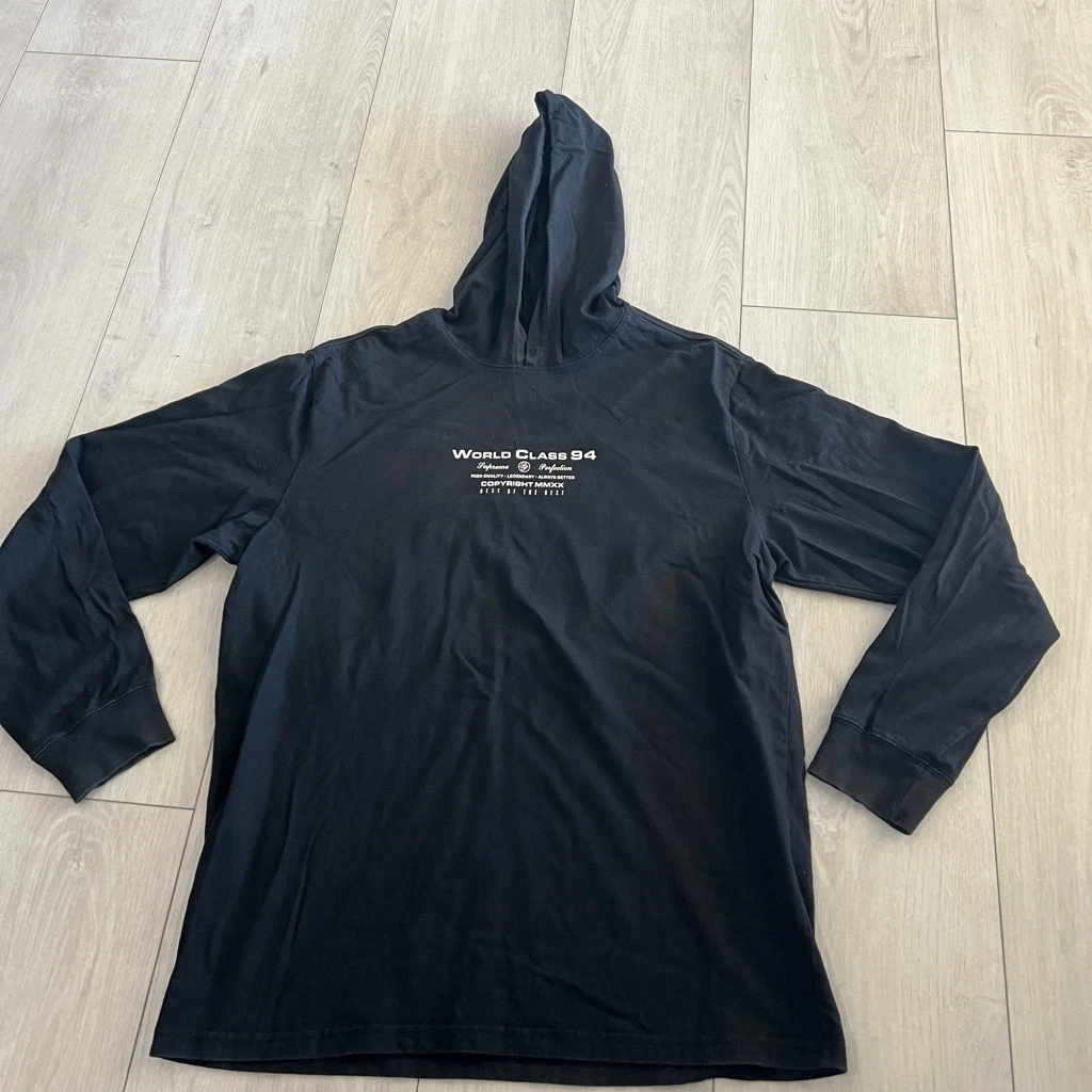 Pull à capuche homme Supreme World Class 94 noir taille M