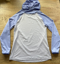 Patagonia Hoodie Girls Size L 12 EUC Lavender Capilene Silkweight Classic!