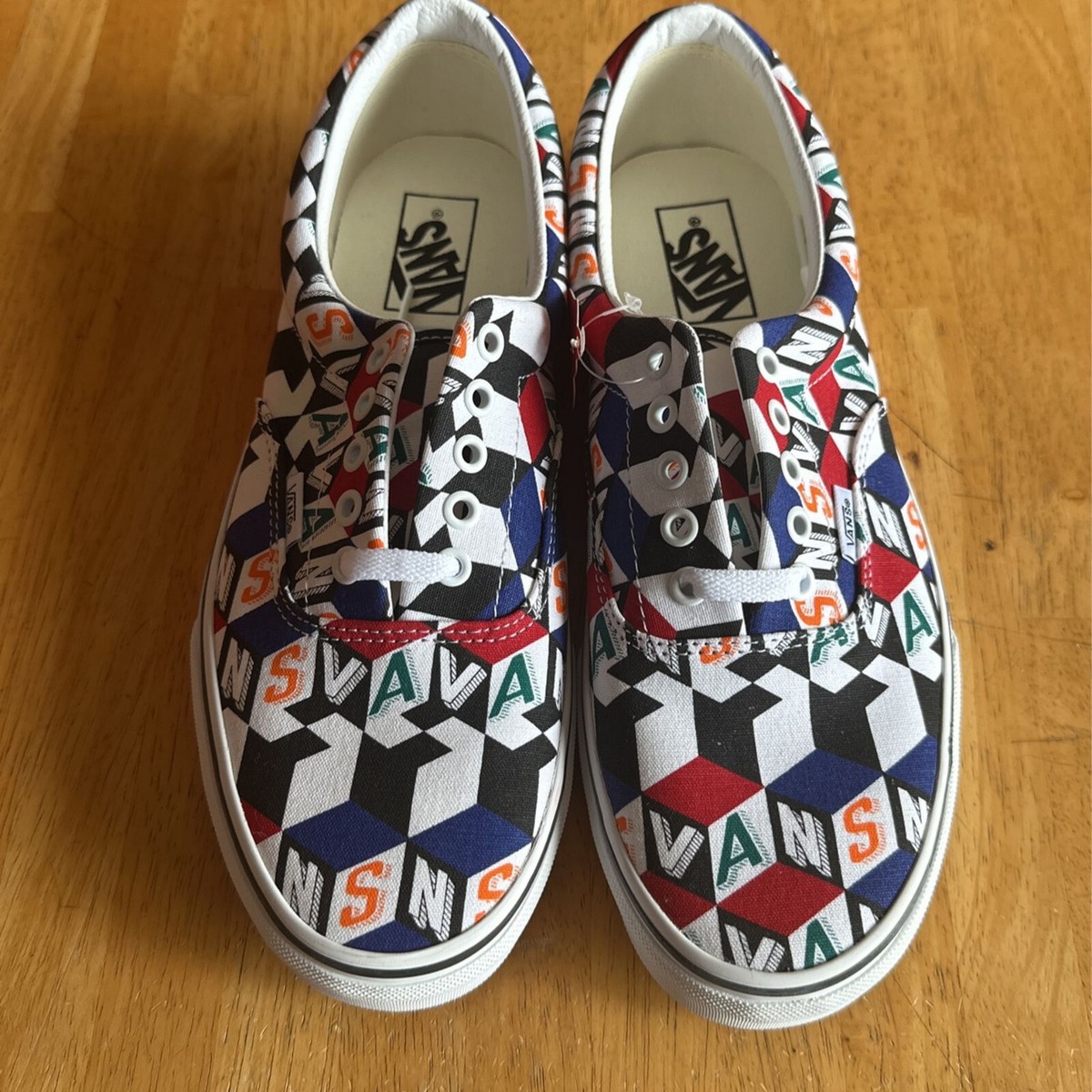 Vans ~Men\'s 12~ Era Checker Cube Multi Color Shoes Sneakers VN0A54F142X NEW. Men main image 3